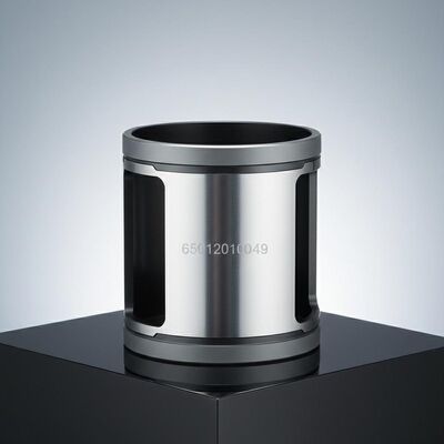 सिलेंडर लाइनर संख्या 65012010049 इंजन सिलेंडर लाइनर चांदी काले और ग्रे रंगों में MAN DOOSAN इंजन के साथ उपयुक्त